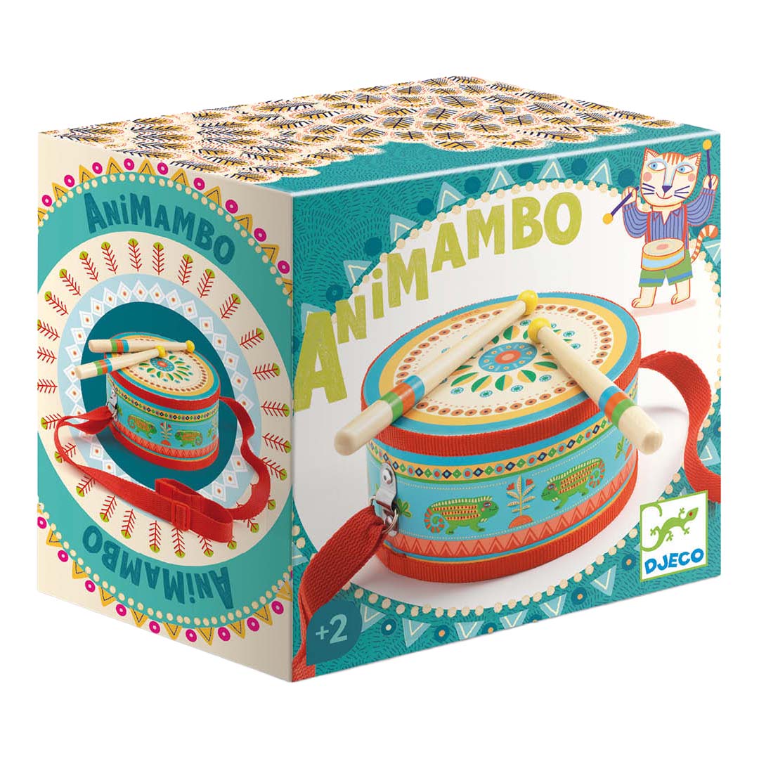djeco trommel met hengsel animambo | DJ06004 | 1