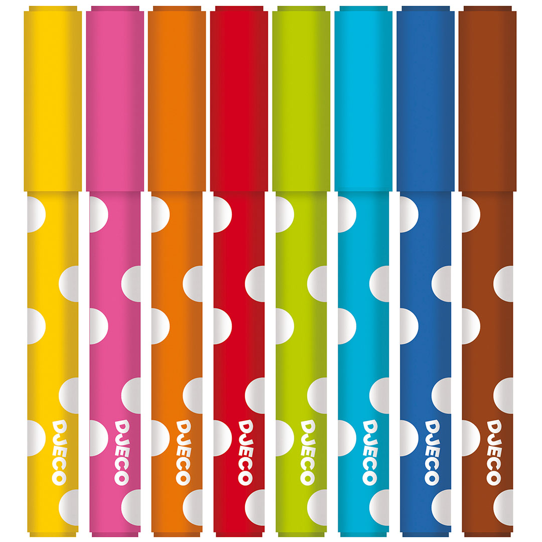 djeco feutres lavables (8 pièces)