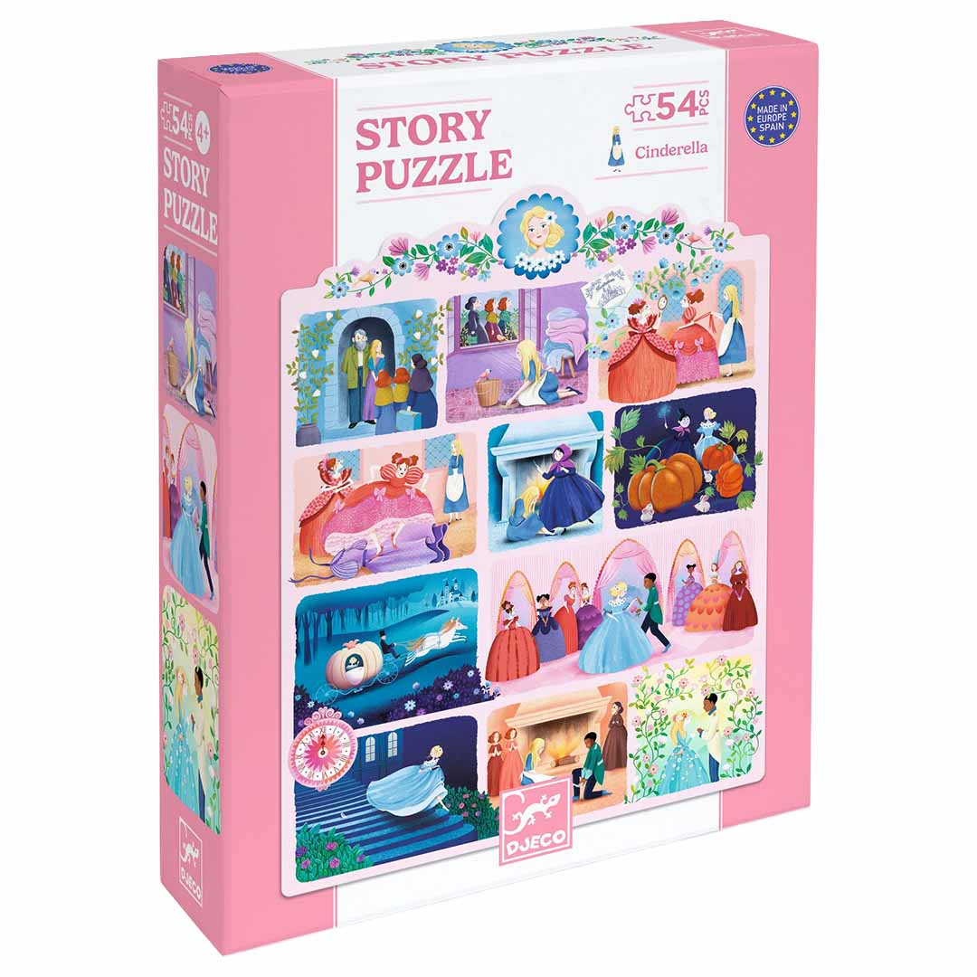 djeco verhalenpuzzel assepoester - 54st | DJ07053 | 0