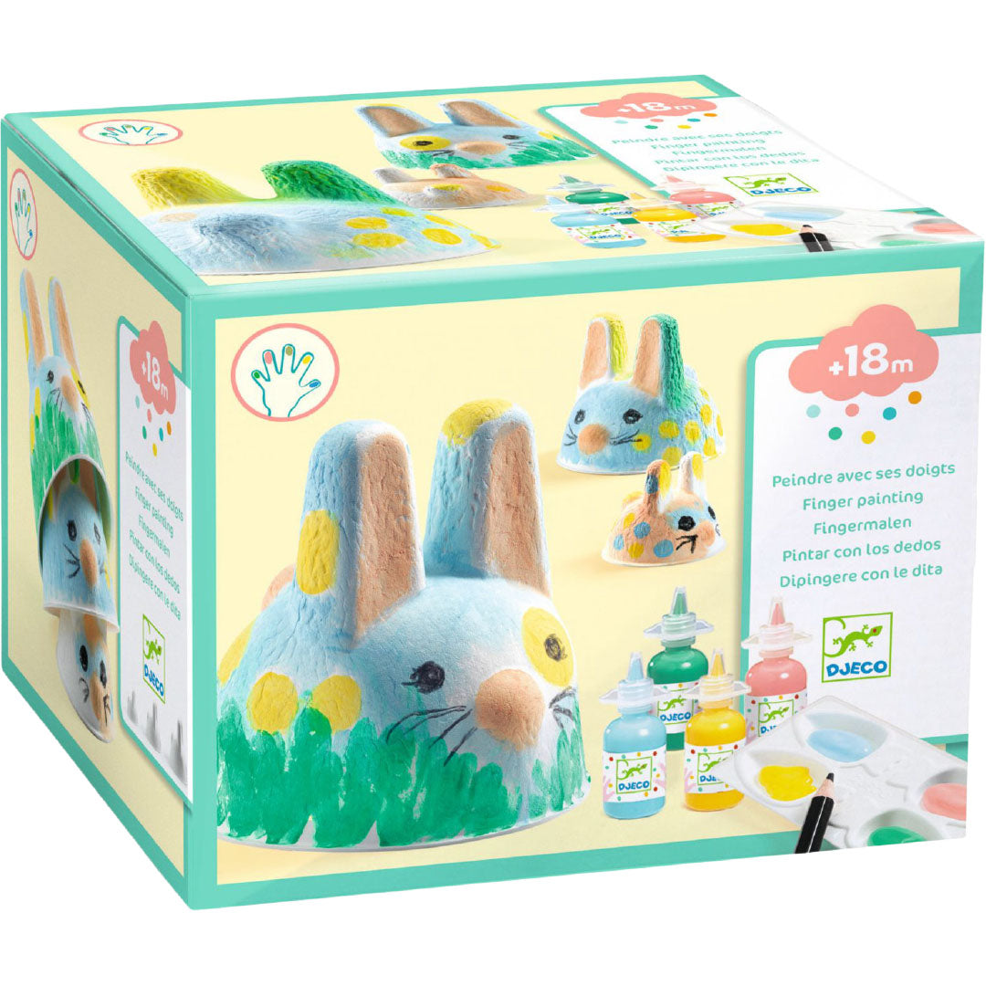 djeco vingerverfset bunny trio | DJ00962 | 0