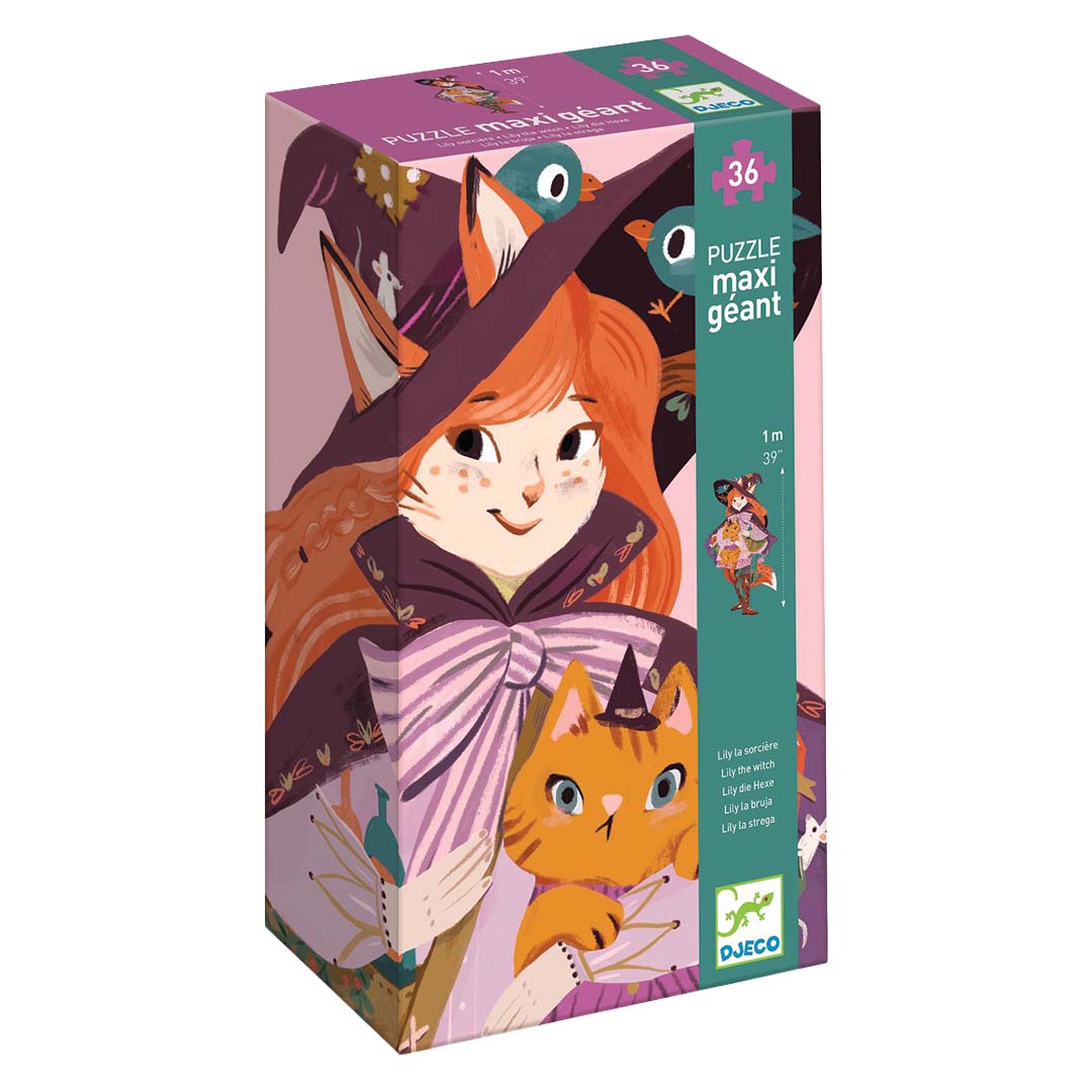 djeco vloerpuzzel lily de heks - 36st | DJ07168 | 1