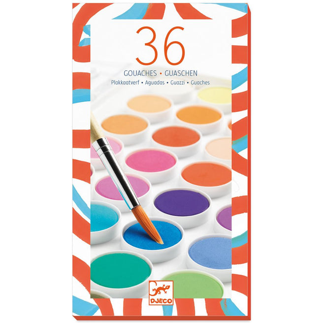 djeco waterverf - 36 kleuren   DJ08873  0