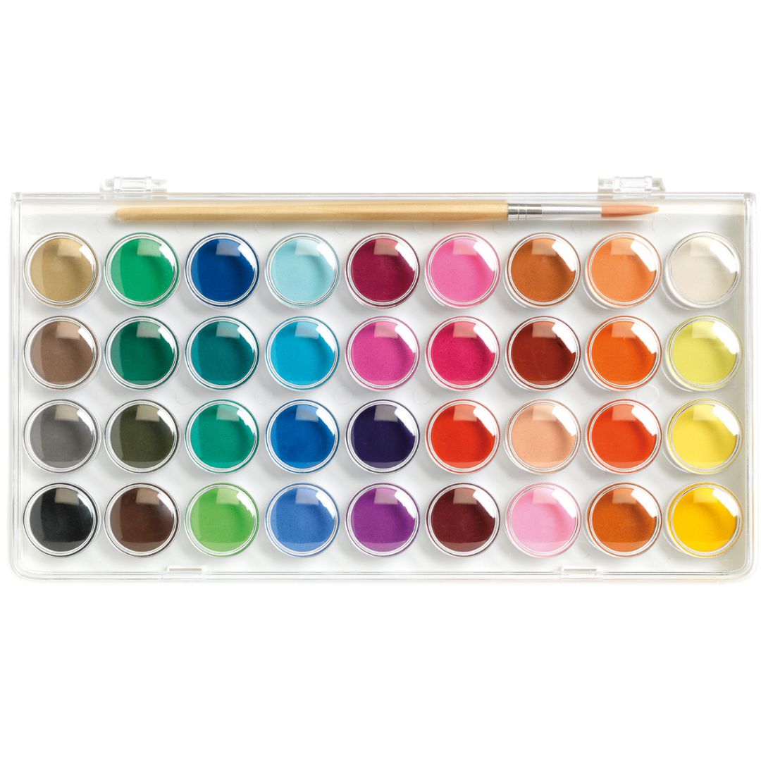 djeco waterverf - 36 kleuren   DJ08873  2