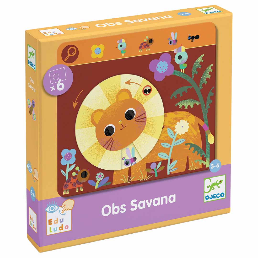 djeco jeu d'observation savane