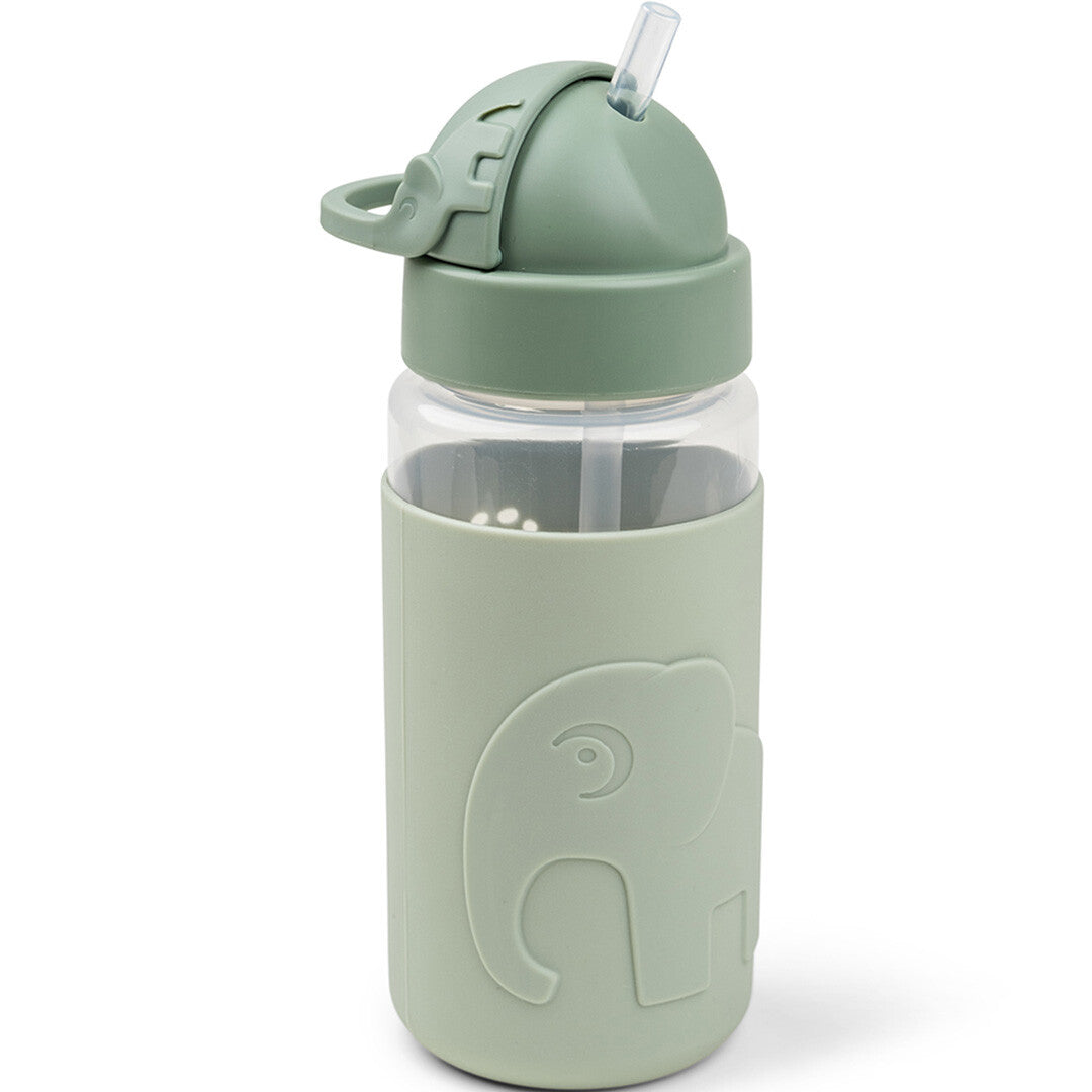 done by deer drinkfles met rietje easy grip - elphee - green - 350ml | 1039443 | 0