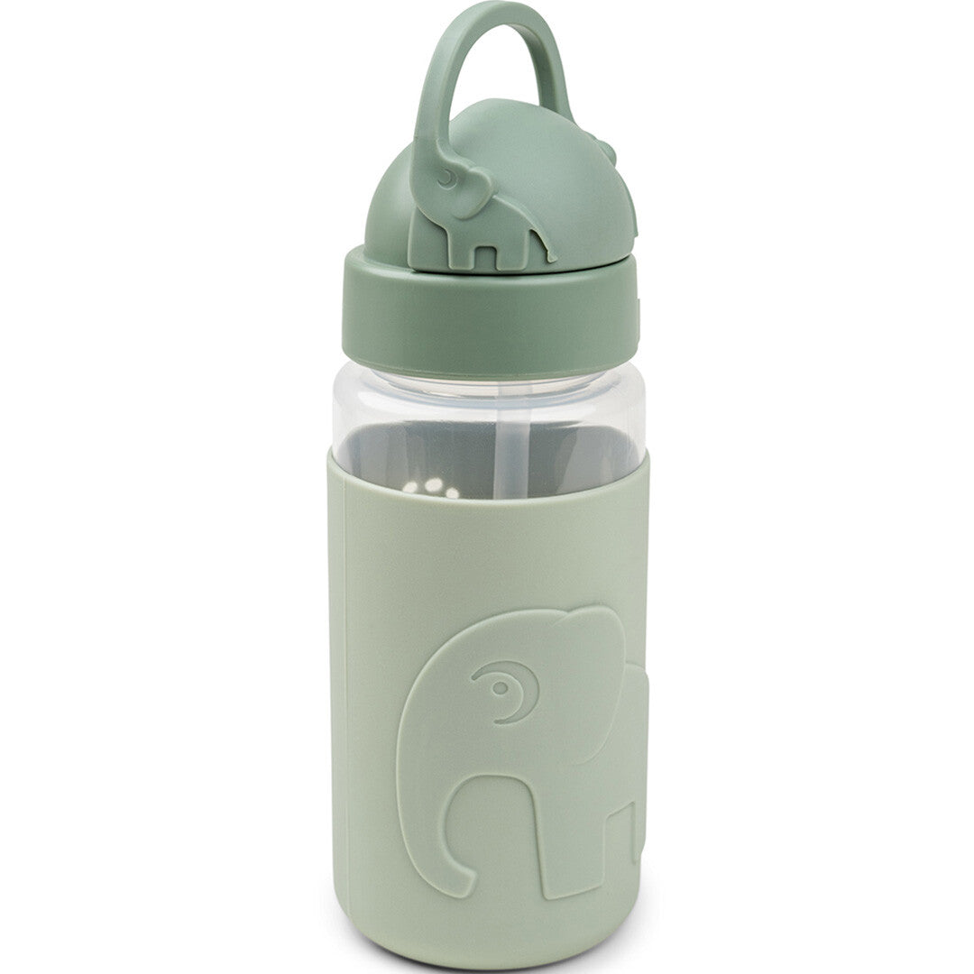 done by deer drinkfles met rietje easy grip - elphee - green - 350ml | 1039443 | 1