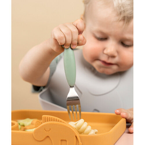 done by deer kinderbestek easy-grip - green | 1126863 | 2