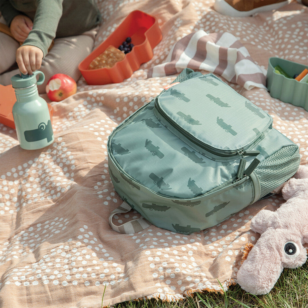 done by deer kleuterrugzak croco - green - 31 cm | 7023013 | 2