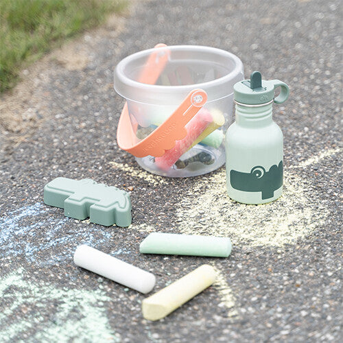 done by deer rvs drinkfles croco - green - 350 ml | 1011343 | 3