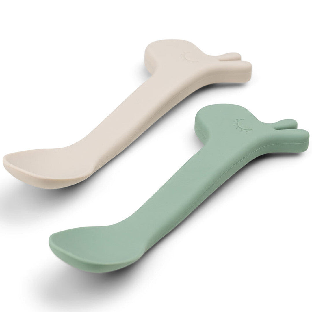 done by deer siliconen kinderlepels lalee - green - 2st | 1139403 | 1