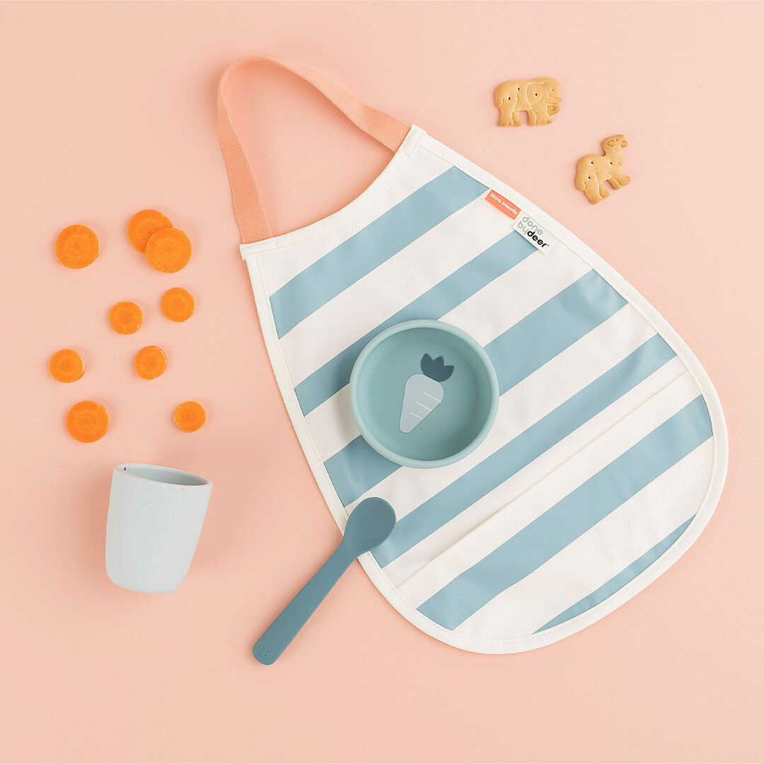 done by deer slabbetjes met voorvak - stripes - green - 2st | 1333002 | 1