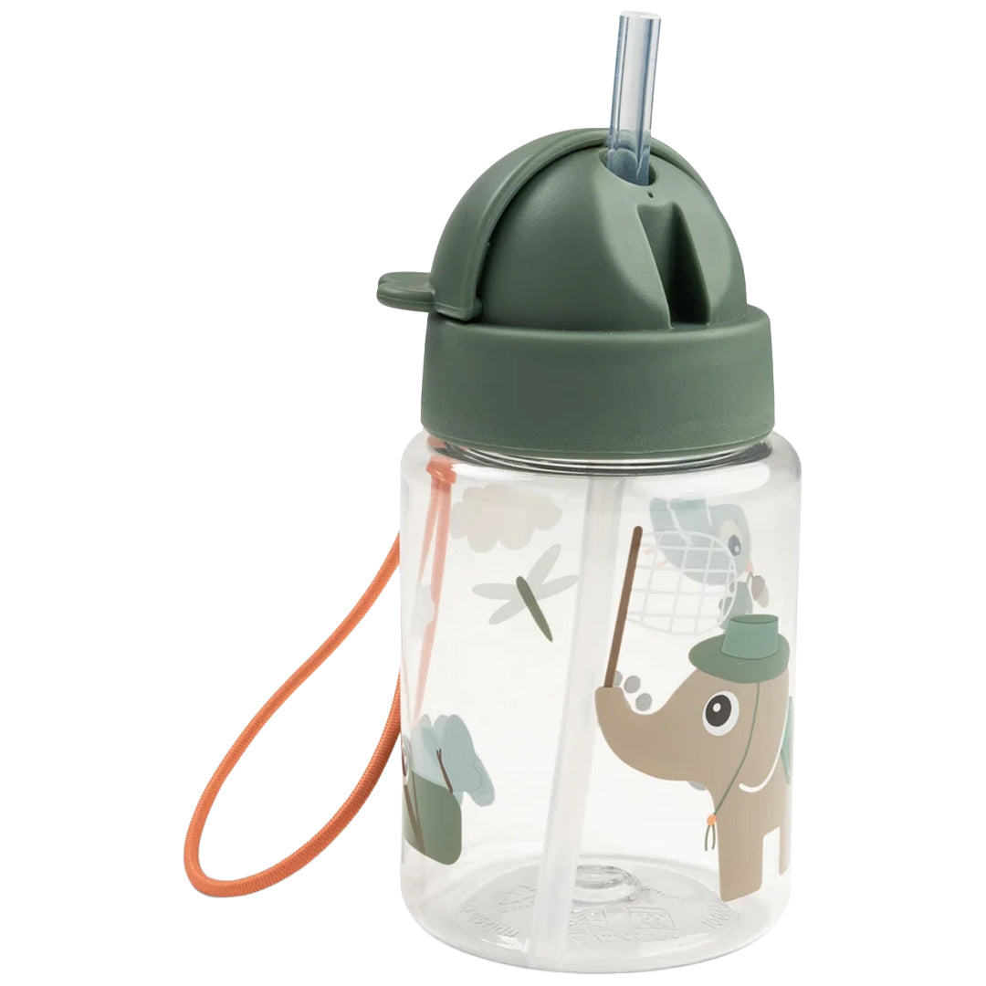 done by deer drinkfles met rietje tiny trails - green - 280ml | 1066133 | 4