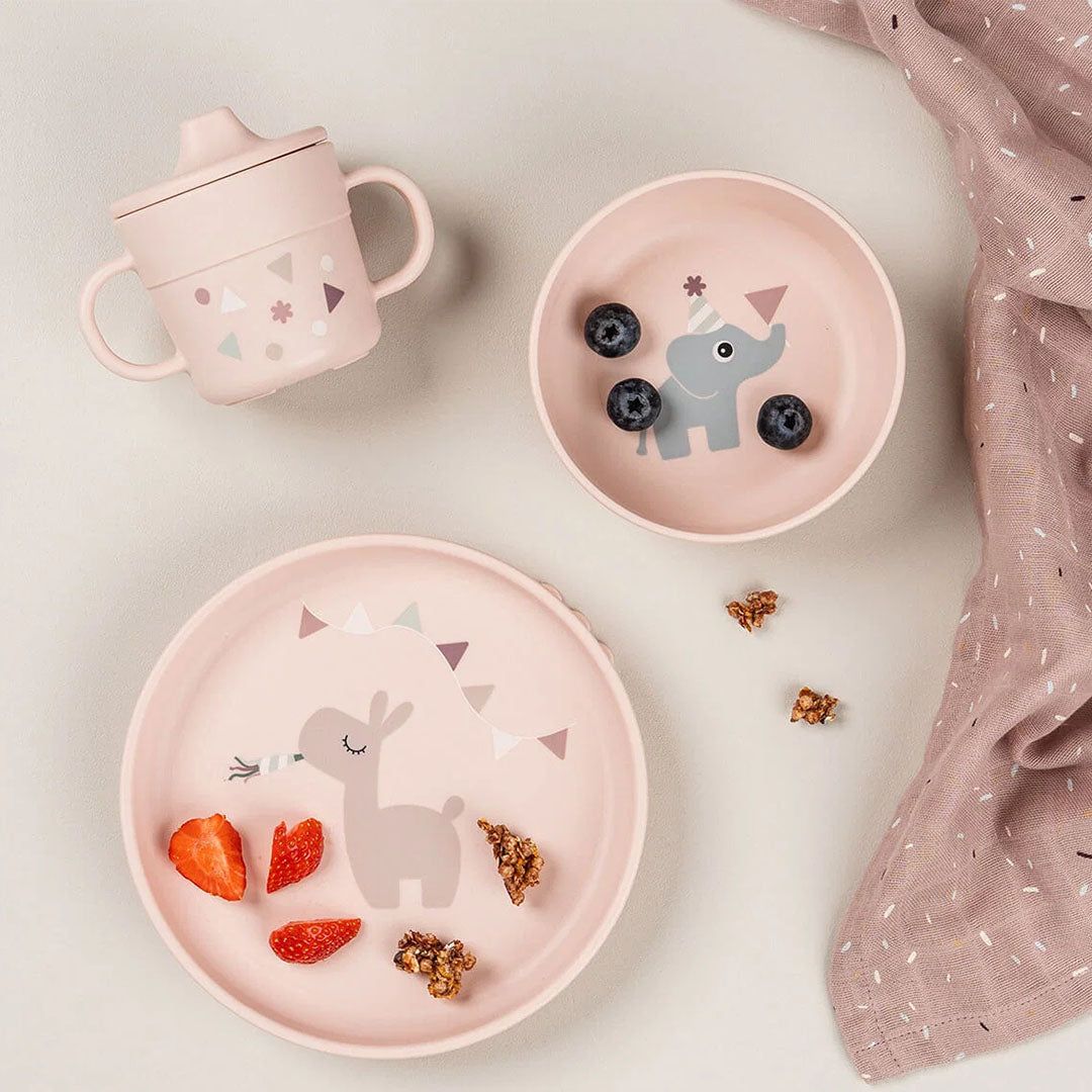 done by deer kinderservies met zuignap celebration - powder - 3-delig |  | 1593031 | 4