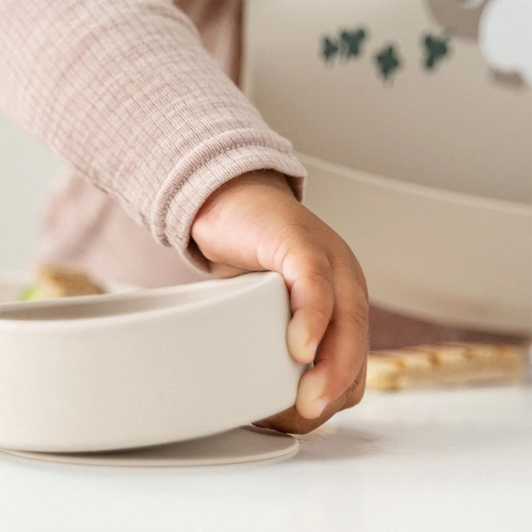 done by deer kinderservies met zuignap tiny farm - sand - 3-delig | 1569869 | 3
