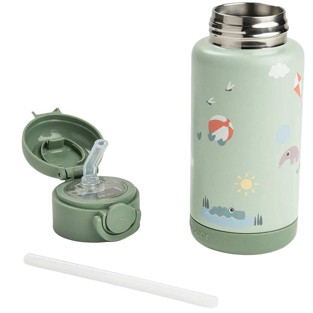 done by deer rvs drinkfles met rietje playground - 340 ml | 1061133 | 3