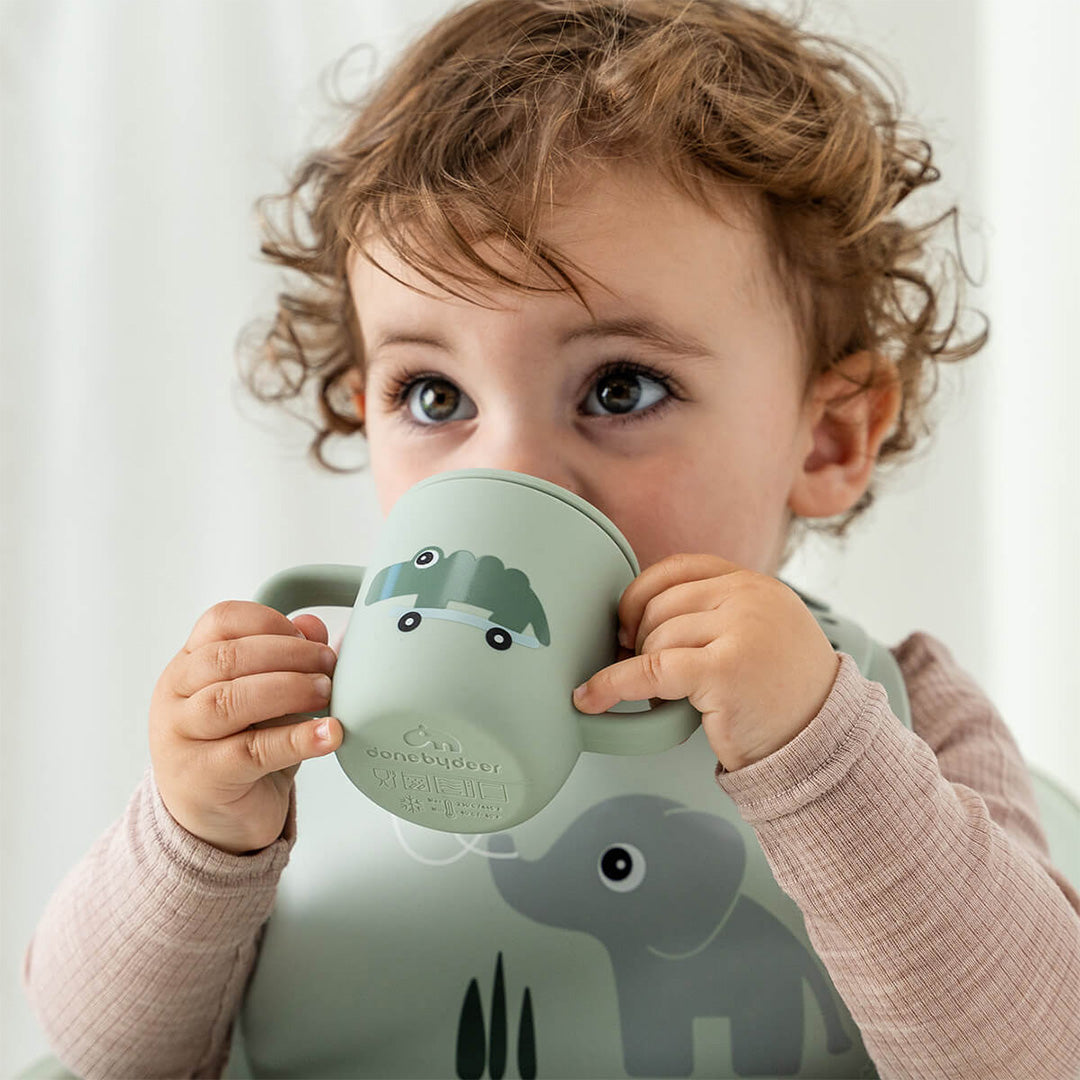 done by deer siliconen tuitbeker playground - green |  1469623 | 2