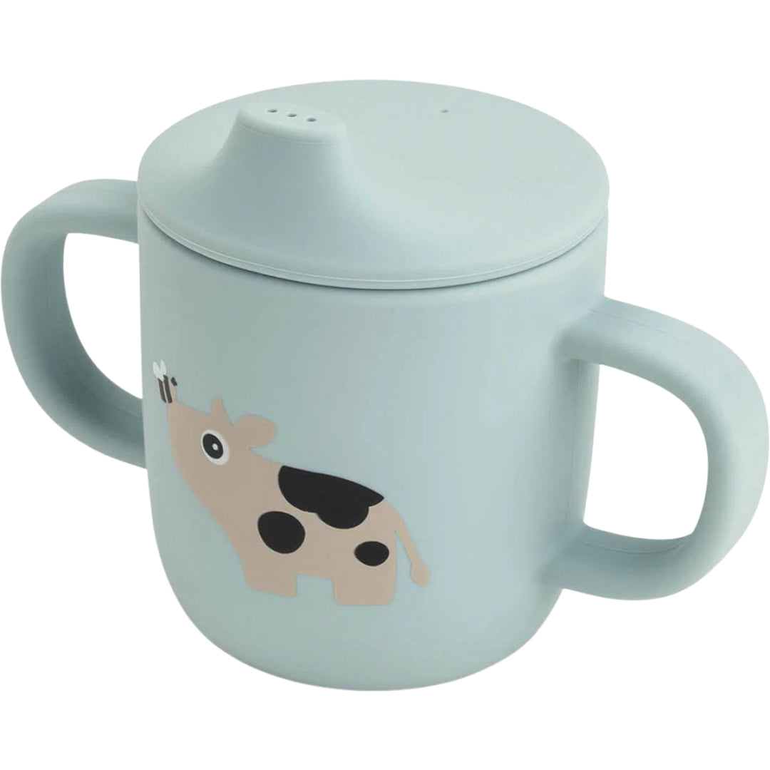 done by deer siliconen tuitbeker tiny farm - blue | 1469612 | 