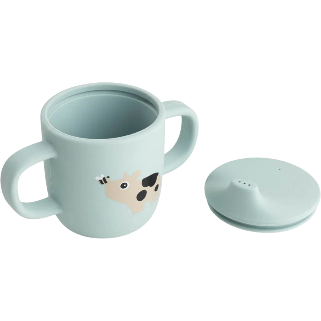 done by deer siliconen tuitbeker tiny farm - blue | 1469612 | 3