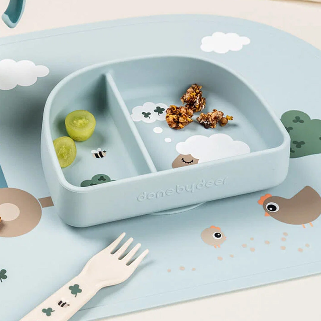 done by deer vakjesbord tiny farm - blue | 1869632 | 2