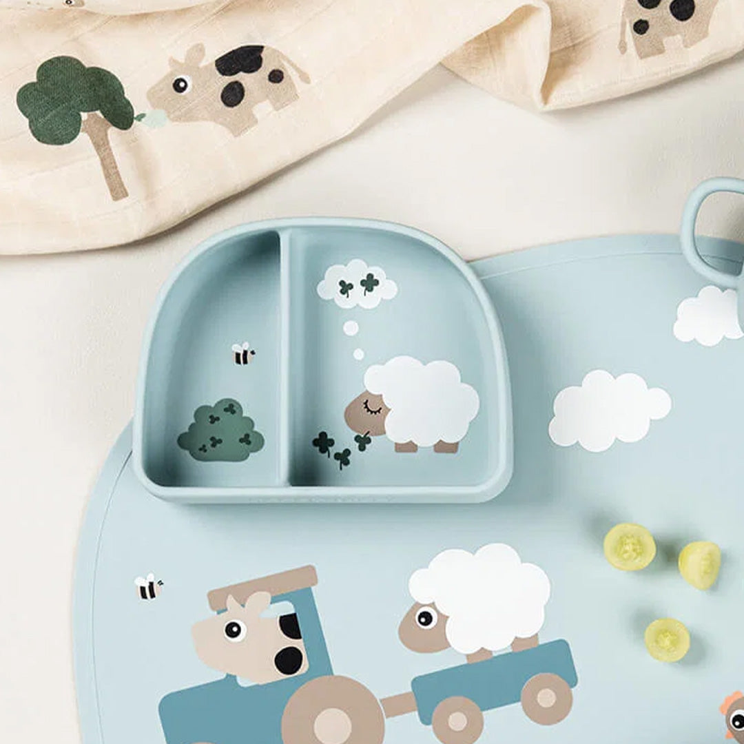 done by deer vakjesbord tiny farm - blue | 1869632 | 4