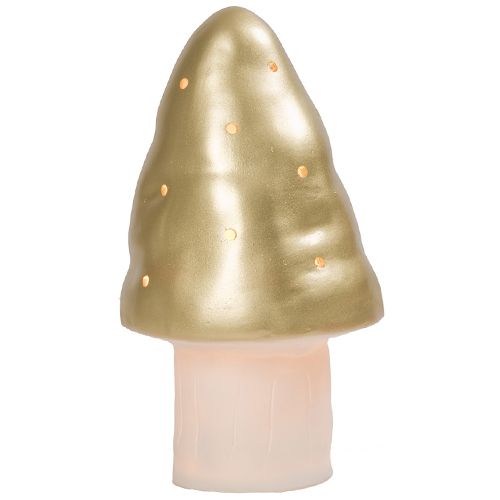 egmont toys heico lamp paddenstoel goud - 28 cm | ET360208GO | 0