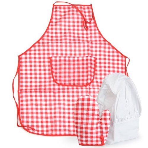 egmont toys kinderschort, ovenwant en rode muts | ET509002 | 0