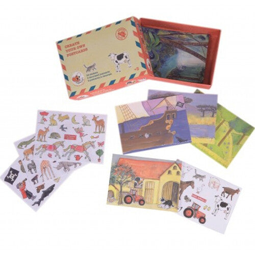 egmont toys knutselset postkaarten met stickers | ET630548 | 0