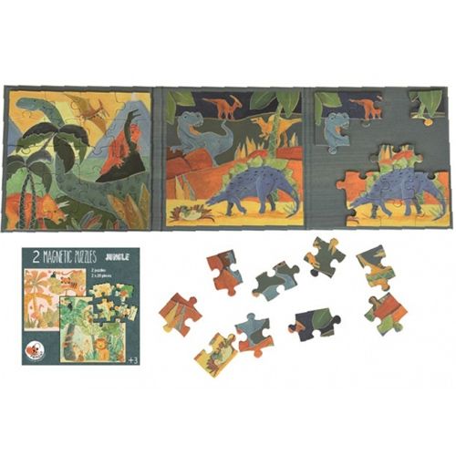 egmont toys magnetische puzzel dino - 2x20st | ET630699 | 0