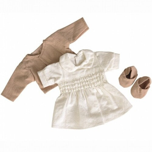 egmont toys poppenkleding ruche beige - 32 cm  | ET700075 | 0