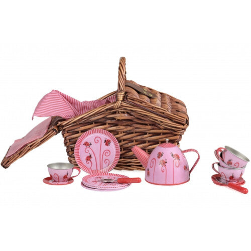 egmont toys theeservies in picknickmand lieveheersbeestje  | ET540019 | 0