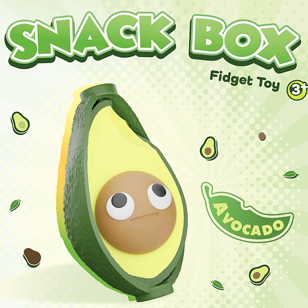 fidget go friemelspeelgoed avocado | 24.FGSB002 | 3