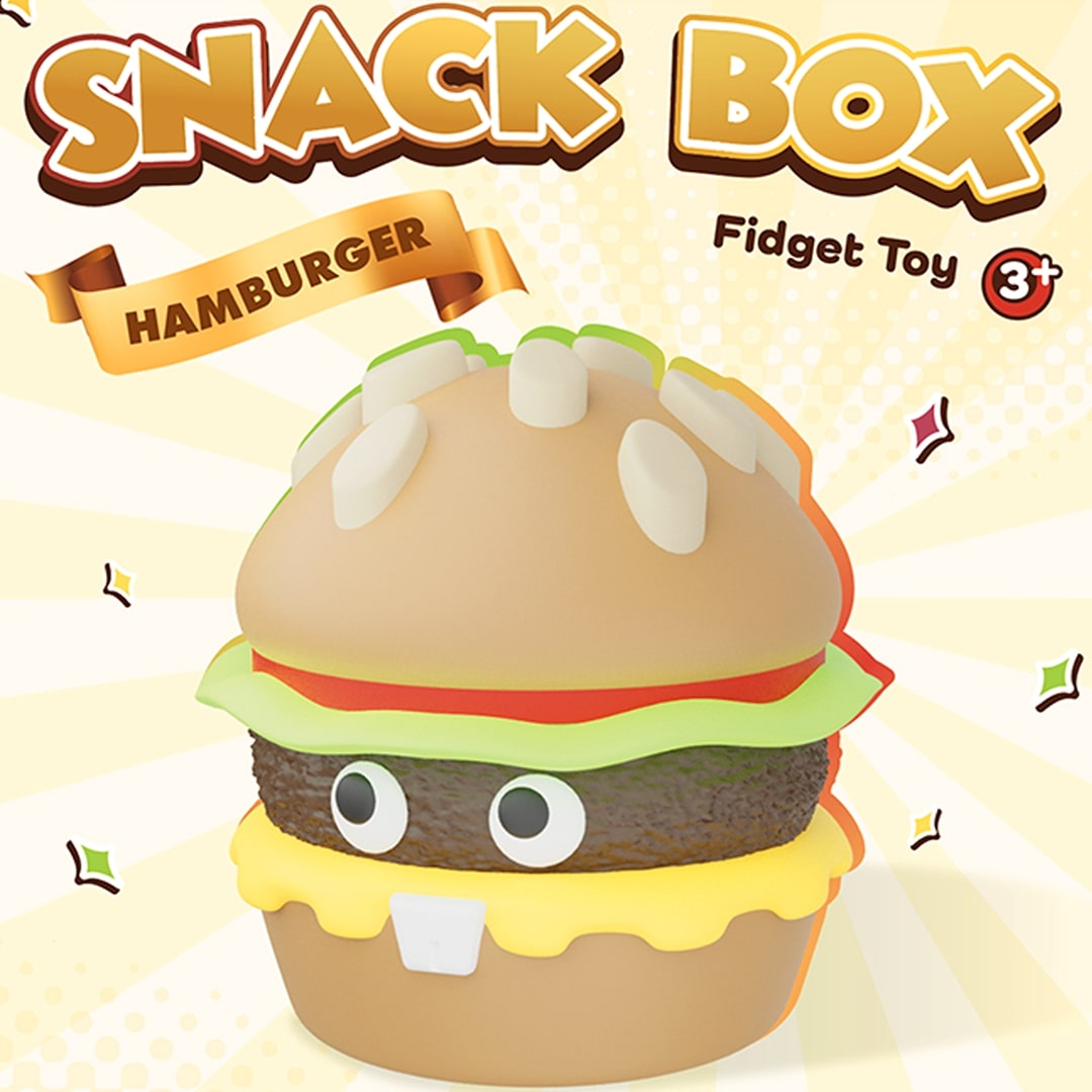 fidget go friemelspeelgoed hamburger | 24.FGSB003 | 3