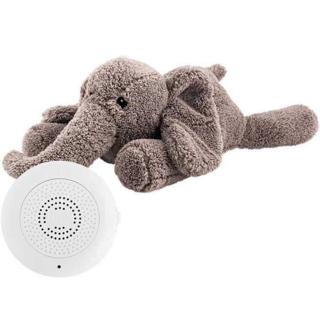 flow amsterdam knuffelolifant met hartslag oplaadbaar - grijs | 2045027 | 0