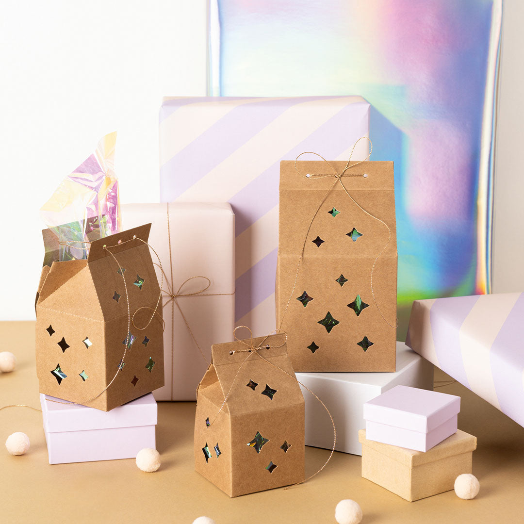 folia cadeauzakjes star - 6st | 972 | 1