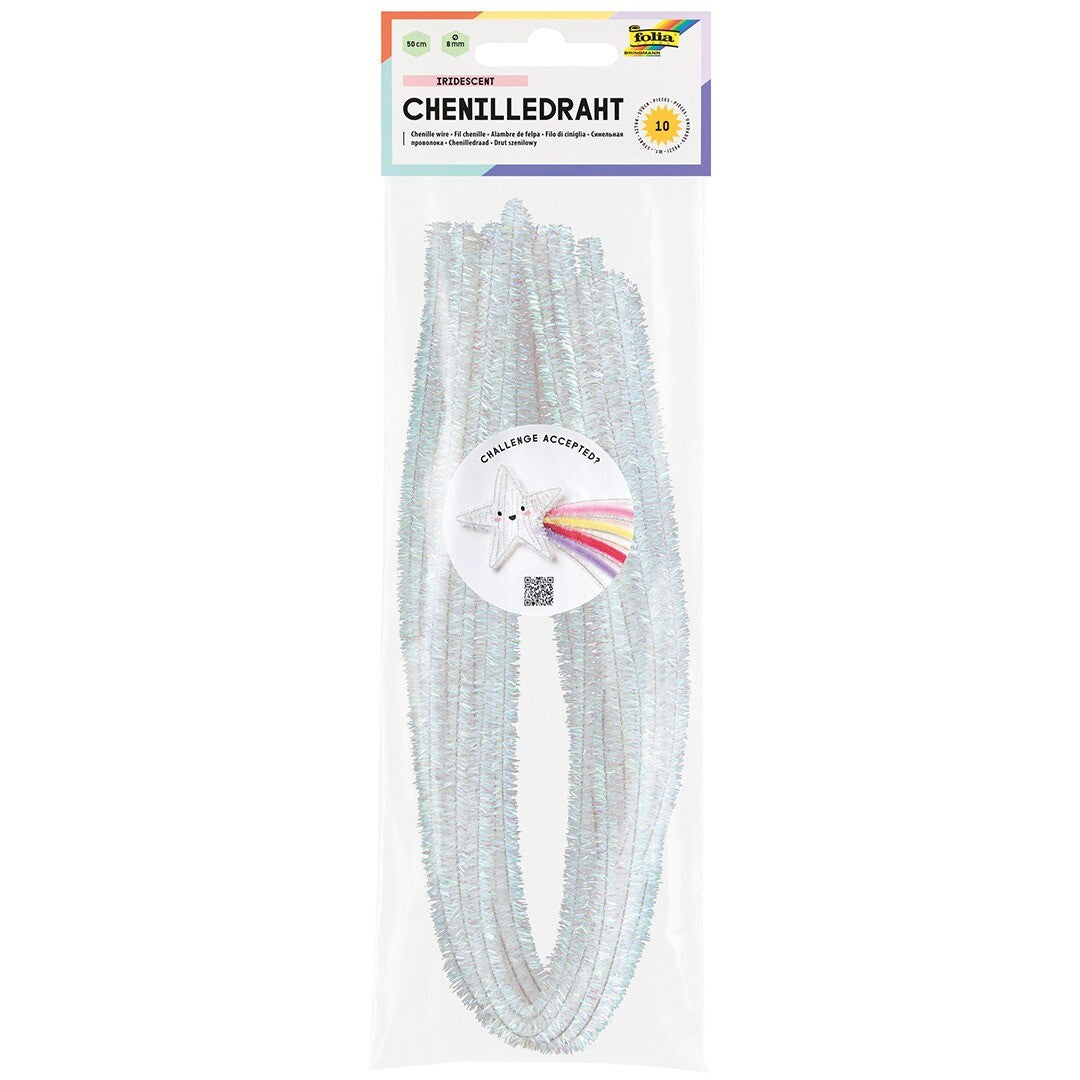 folia chenilledraad iriserend - 10st | 77866 | 0