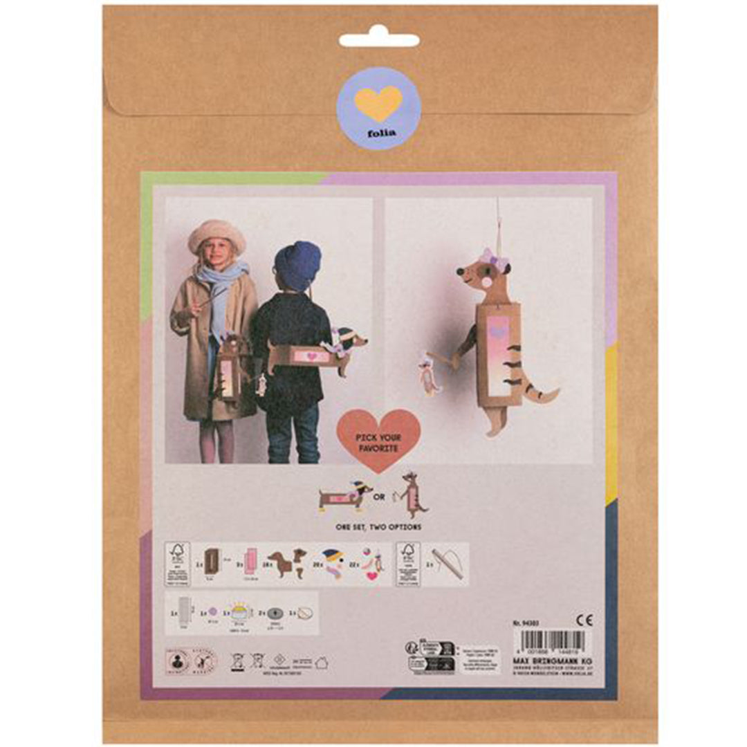 folia knutselset lantaarn autumn friends | 94303 | 4