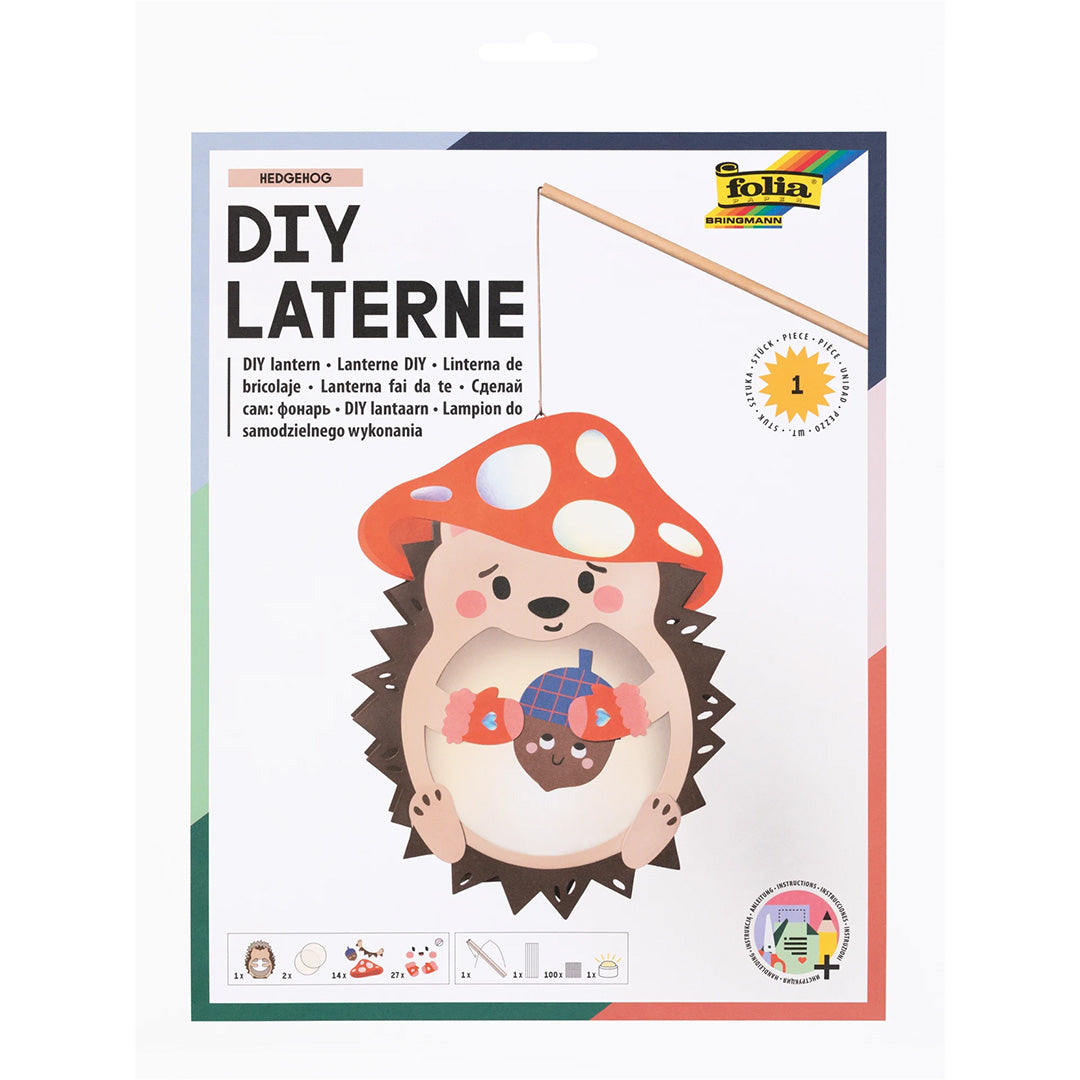 folia knutselset lantaarn egel | 95304 | 