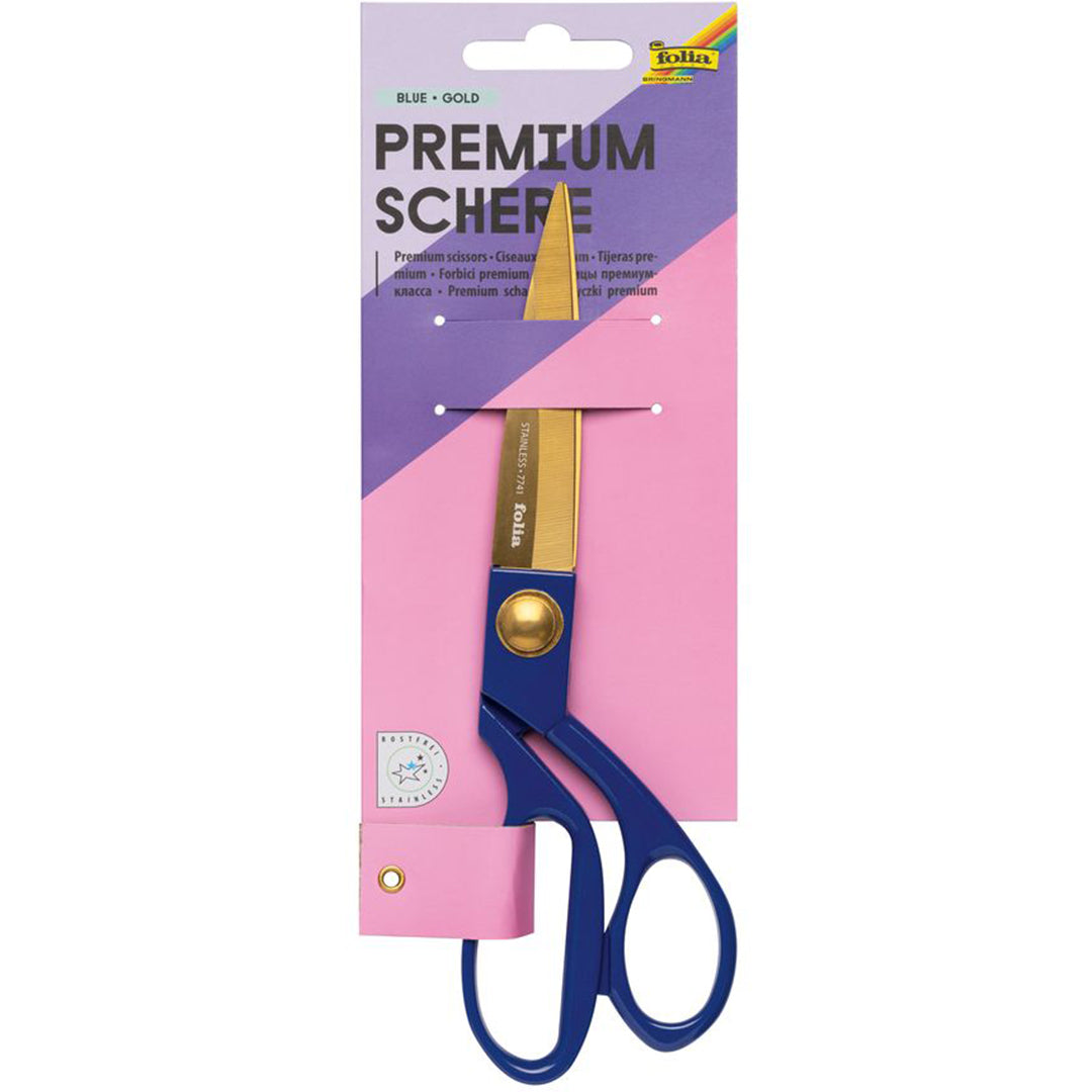 folia schaar blue gold | 7741 | 1