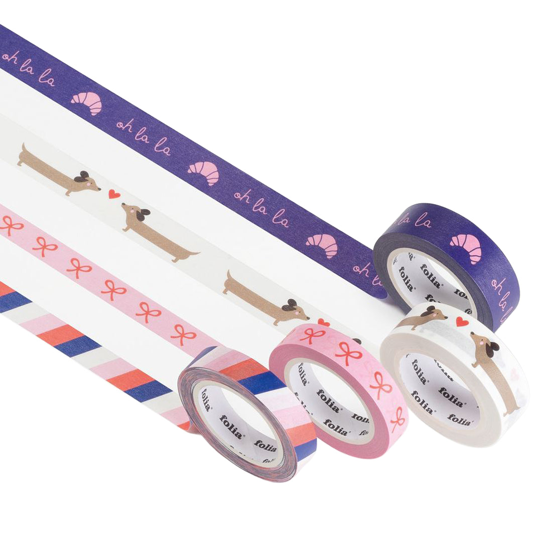 folia washi tape parisienne - 4st | 26454 | 2