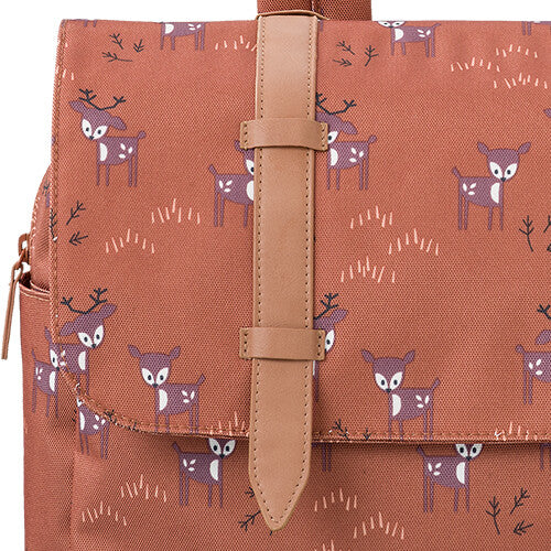 fresk boekentas hert - amber brown - 29 cm | FB990-34 | 1