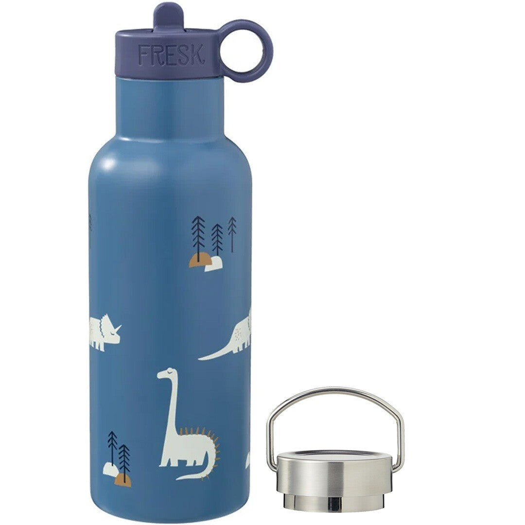 fresk rvs thermosfles met extra dop - dino - 500 ml | FD320-10 | 0
