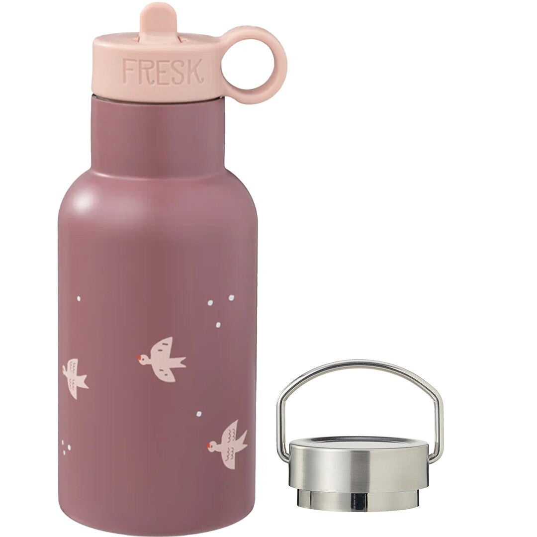 fresk rvs thermosfles met extra dop - zwaluw - 350 ml | FD300-15 | 0