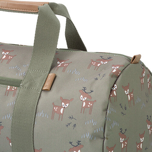 fresk weekendtas hert olive - 46 cm | FB840-81 | 2