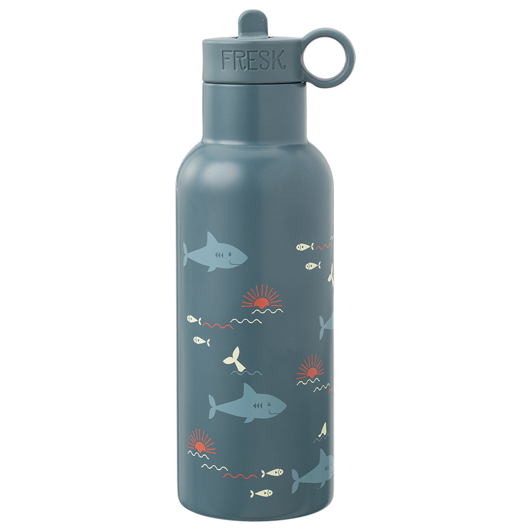 fresk rvs thermosfles met extra dop - shark - 500 ml | FD320-88 | 0