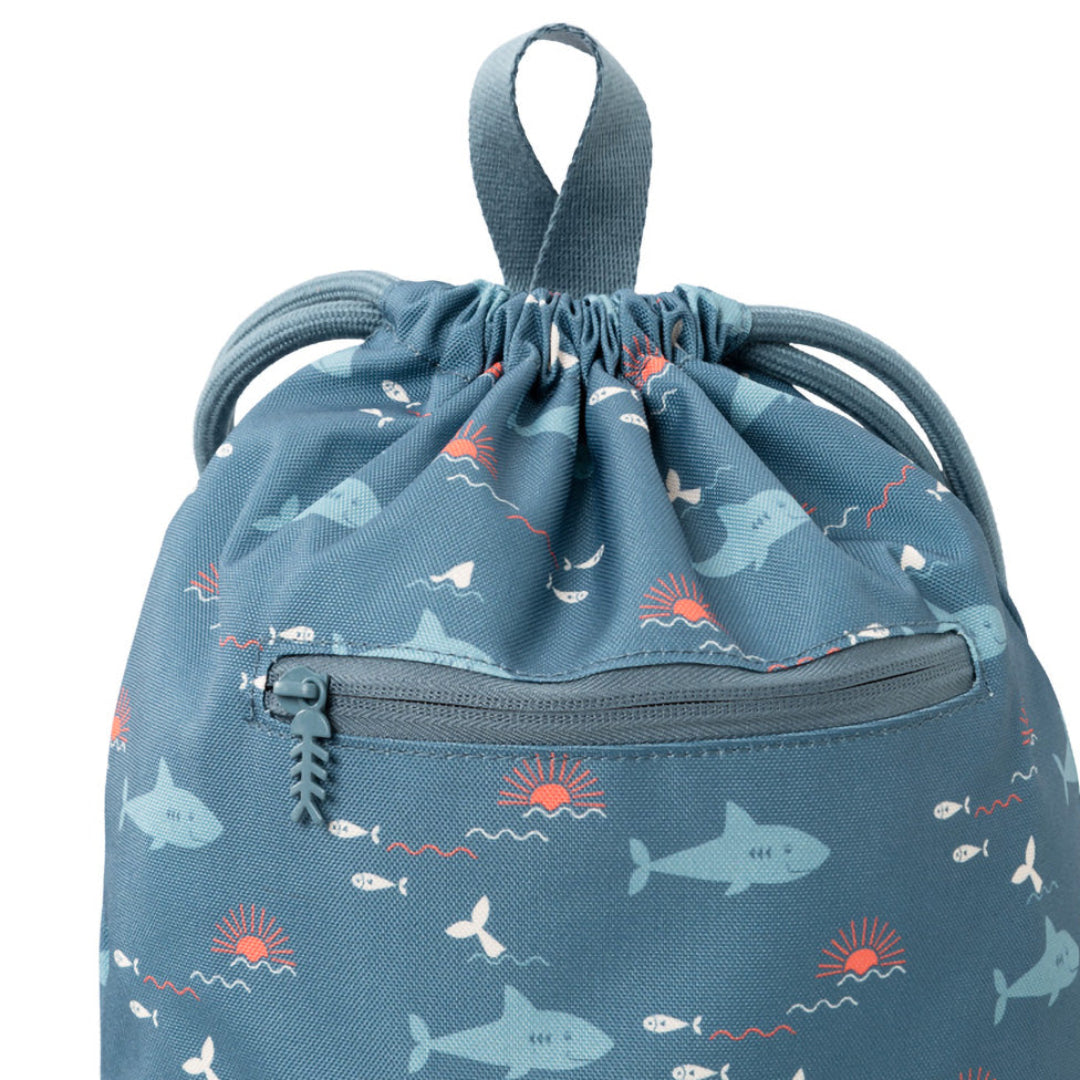fresk zwemtas met trekkoord shark | FB820-88 | 1