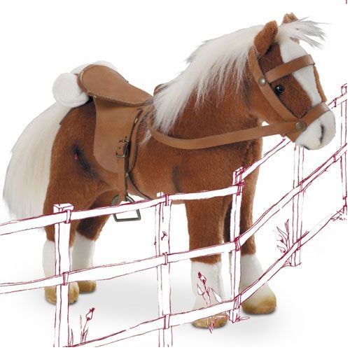 götz poppenpaard gezadeld donkerbruin- xs en xl | 3401099 | 3