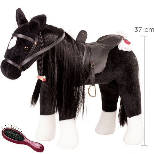 götz poppenpaard gezadeld zwart - xl | 3402783 | 0