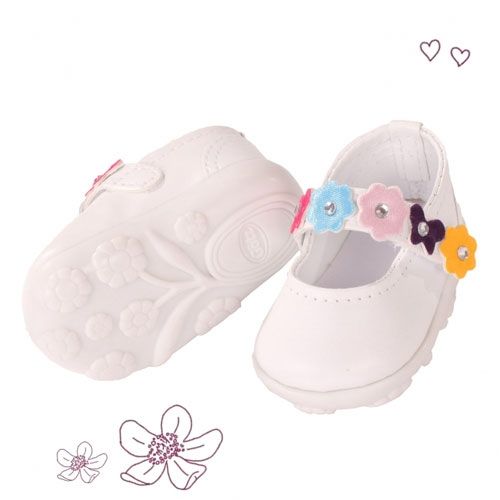 götz poppenschoentjes met bloemen - m en xl  | 3401784 | 1