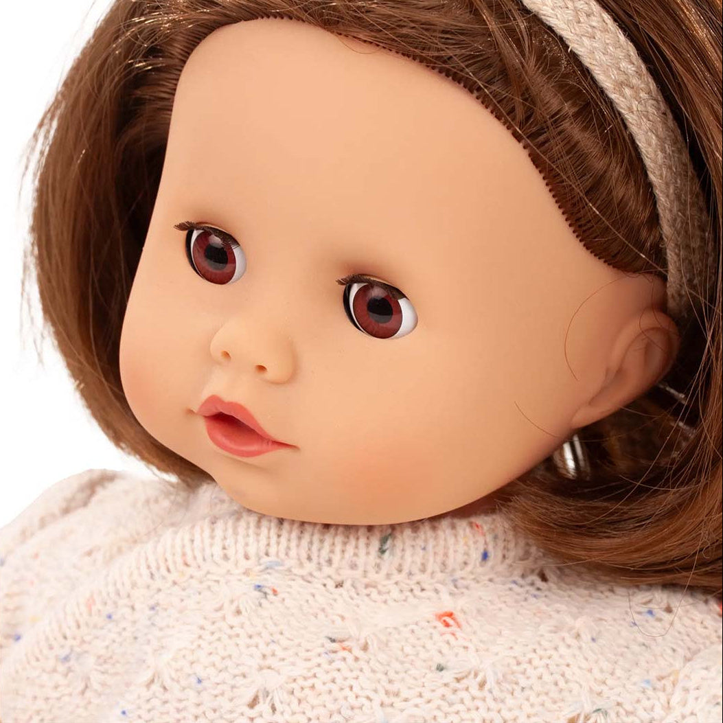 götz babypop muffin met haar - cozy knits - s | 2520965 | 3