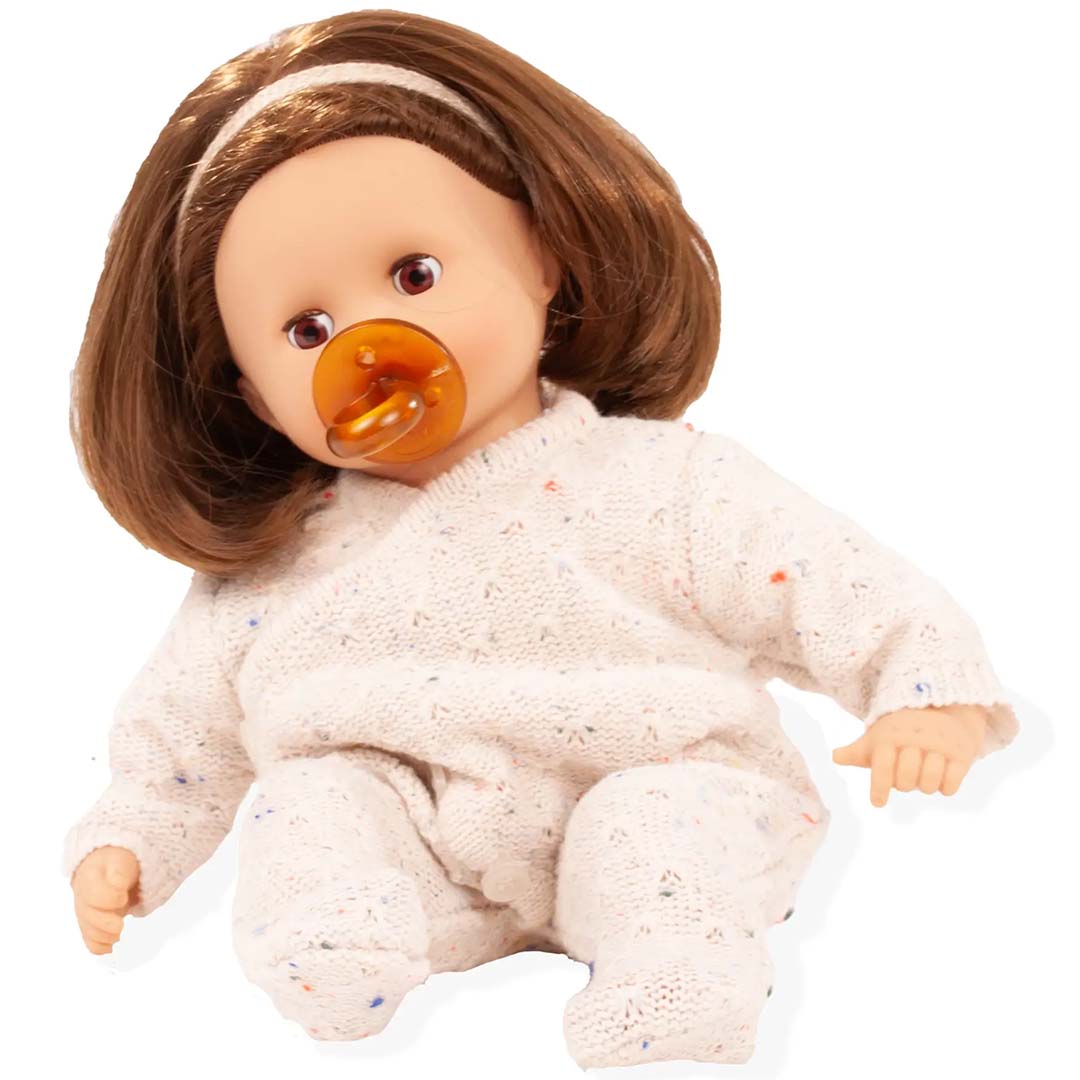 götz babypop muffin met haar - cozy knits - s | 2520965 | 4